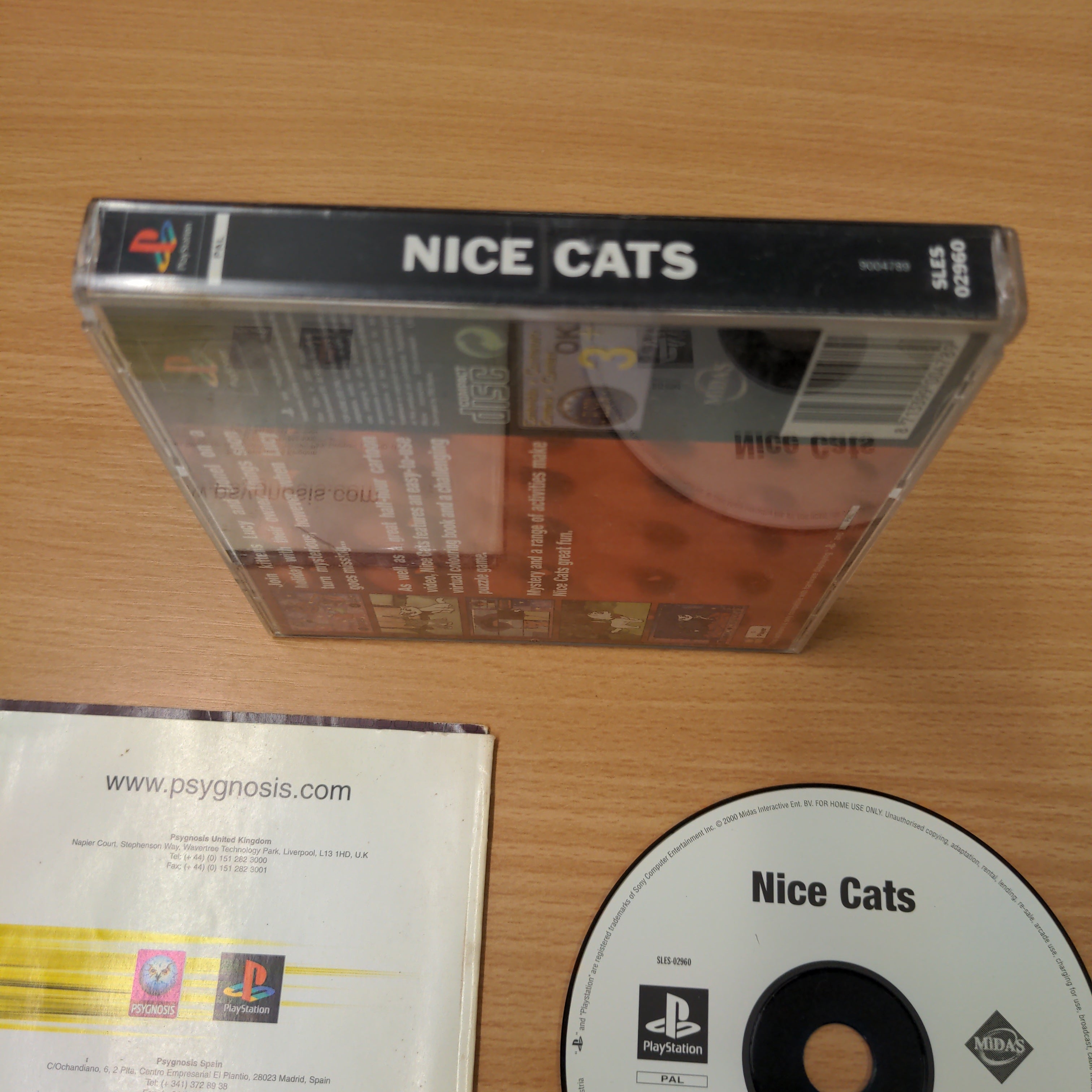 Nice Cats Sony (Value Series) PS1 game Nice Cats Sony (Value Series) PS1 game